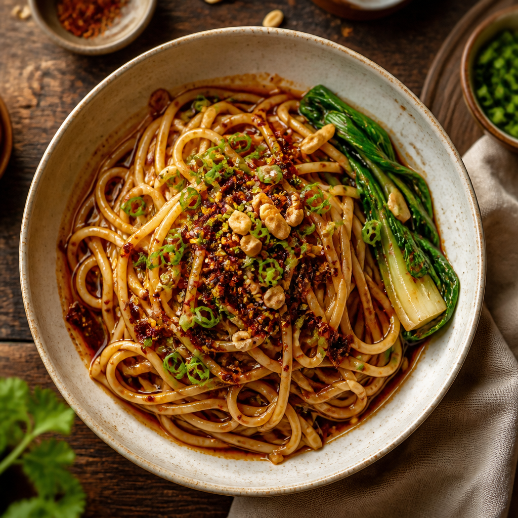 Scharfe Sichuan-Nudeln