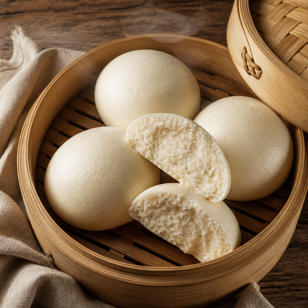 Gedämpfte Bao Buns: Rezept für weiche chinesische Brötchen
