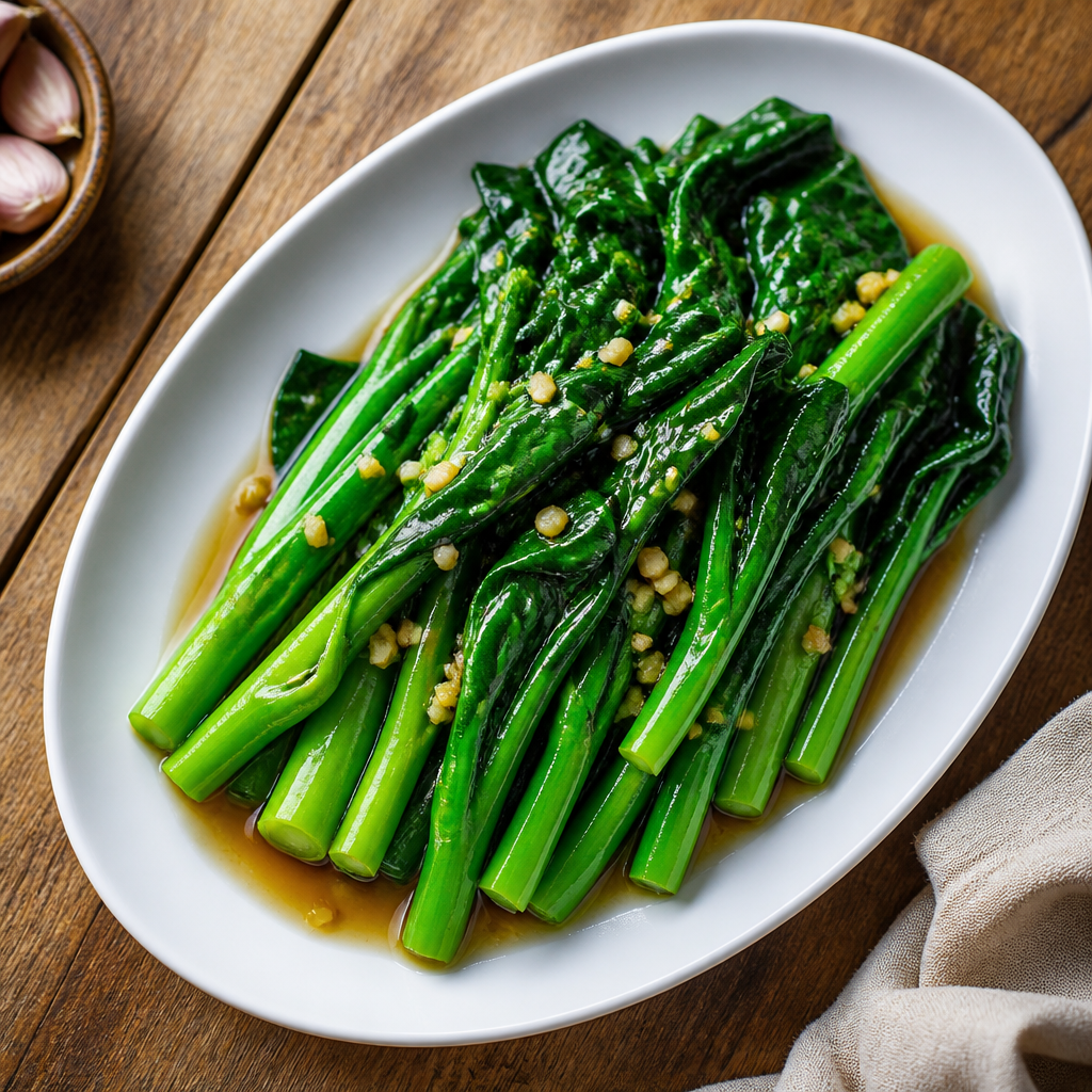 Chinese Broccoli with Garlic Sauce Recipe