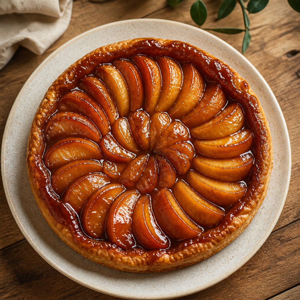 Tarta Tatin de manzana fácil y bien caramelizada