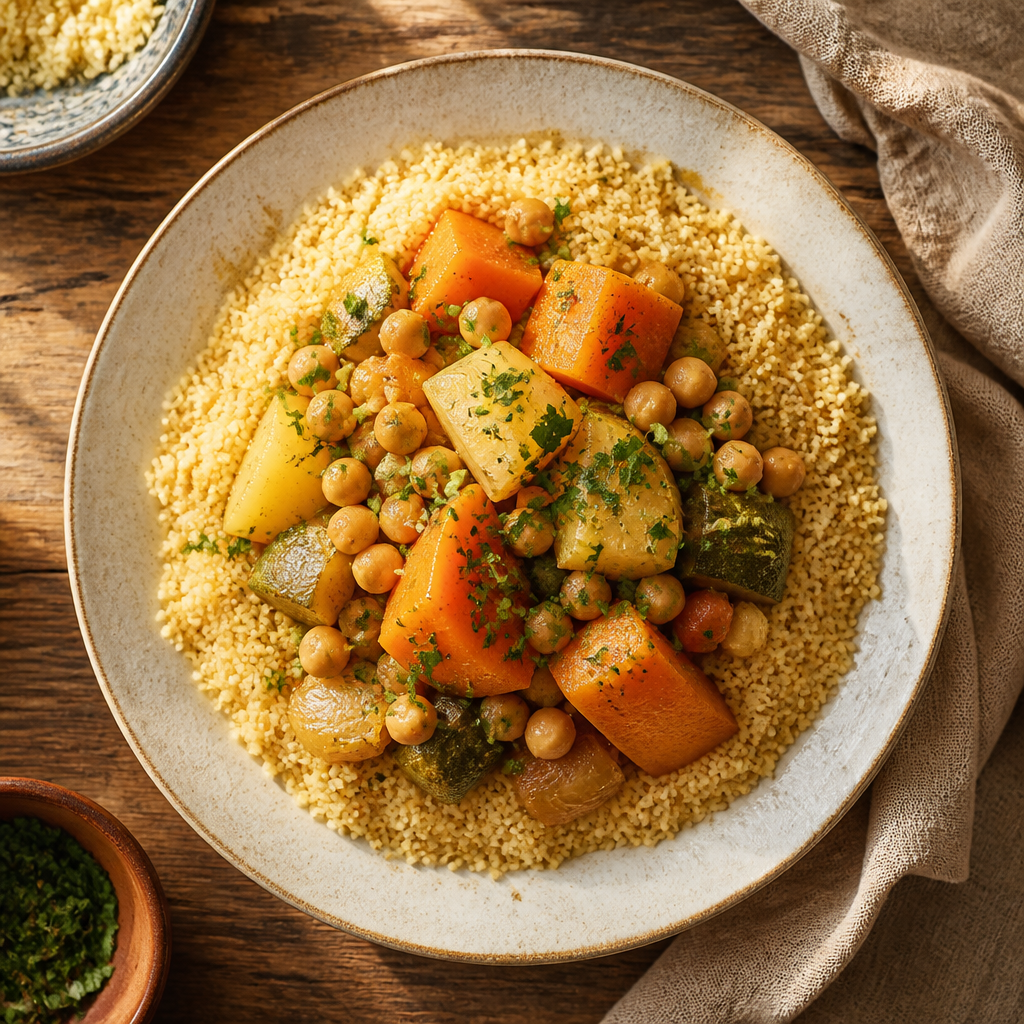 Homemade Couscous (Handmade Couscous)