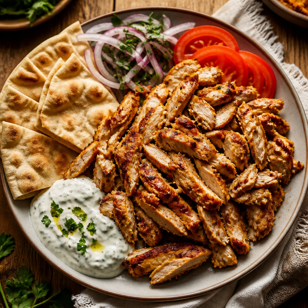 Easy Oven Chicken Shawarma